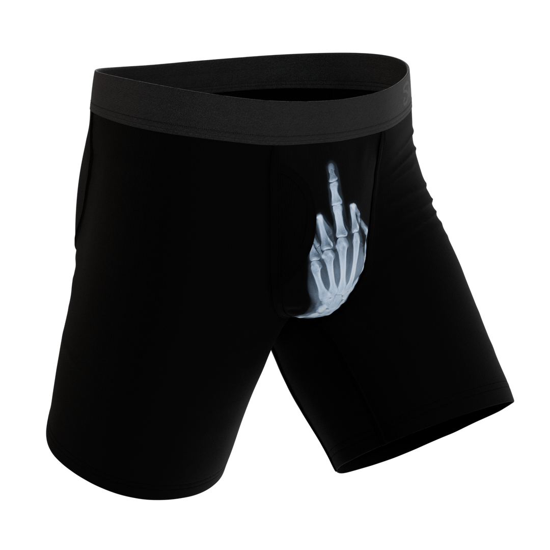 The XXX Ray | Middle Finger X Ray Ball Hammock® Boxer - Long Leg