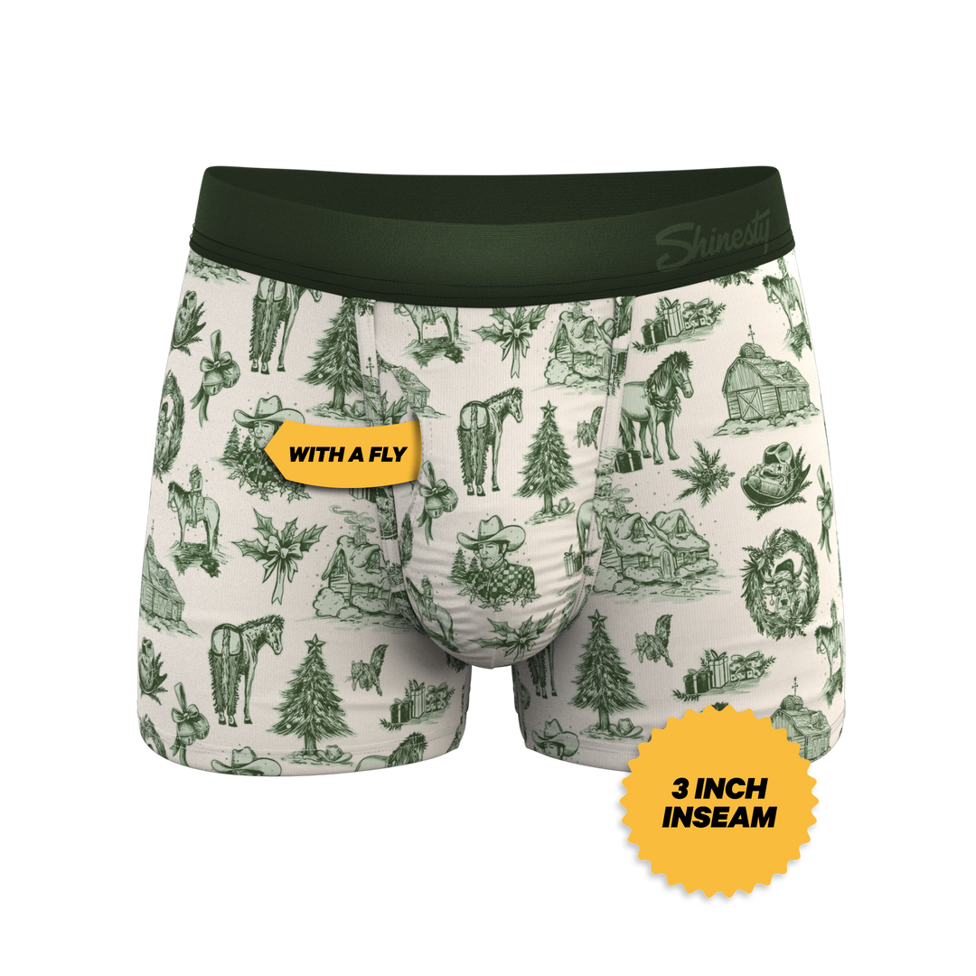 The Western Wonderland | Western Toile Ball Hammock® Pouch Trunks Underwear