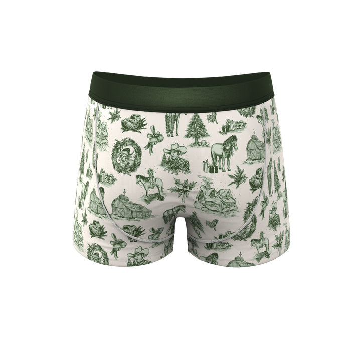 The Western Wonderland | Western Toile Ball Hammock® Pouch Trunks Underwear
