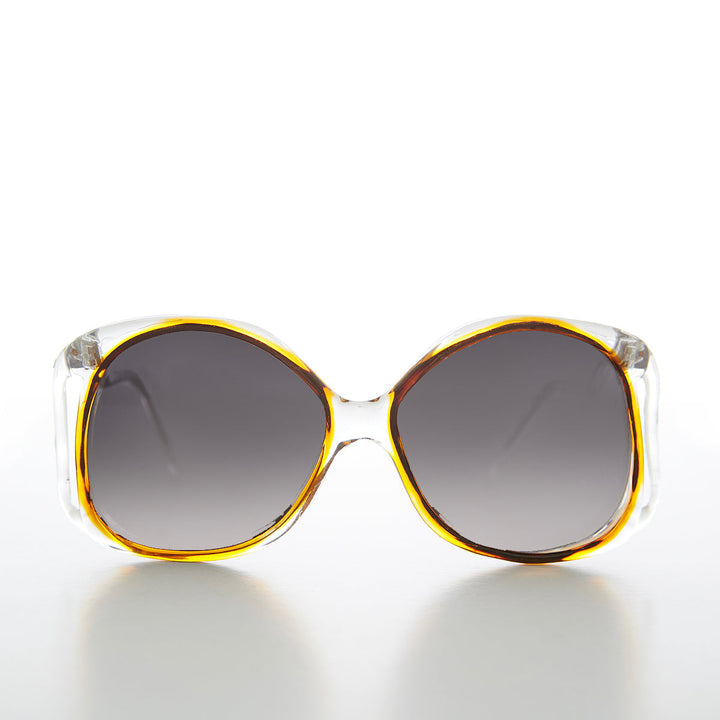Big 80s Women's Round Vintage Boho Sunglass - Youki