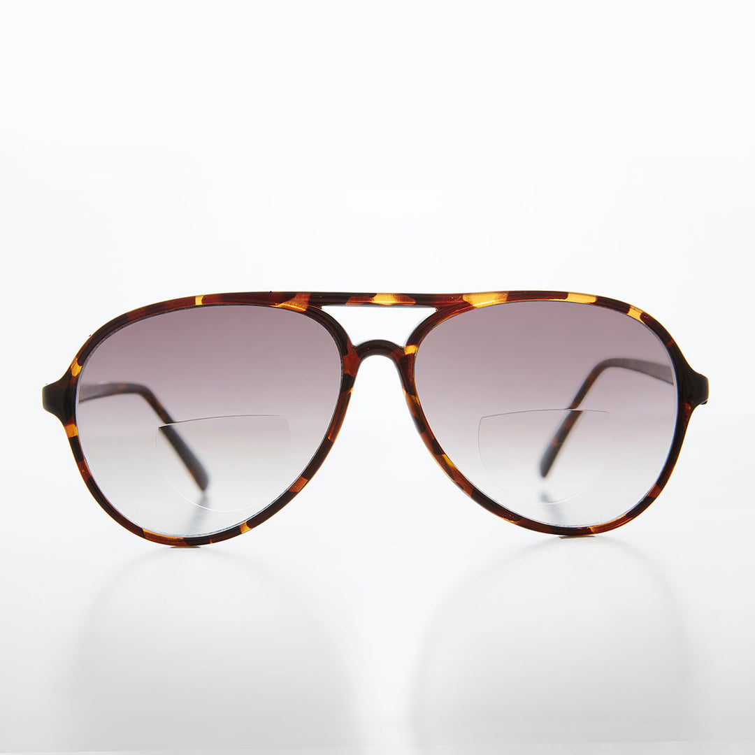 Simple Bifocal Aviator Sunglass - Zander