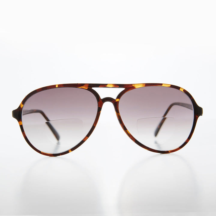 Simple Bifocal Aviator Sunglass - Zander