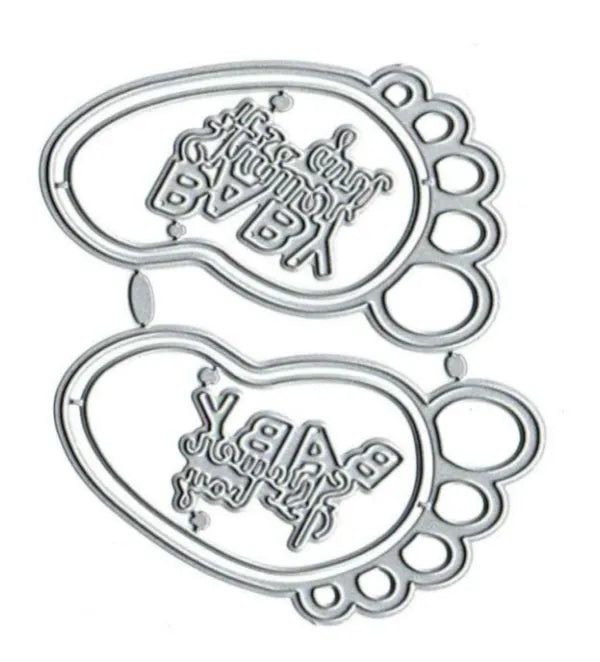 ‚Äì¬∞hildren's Footprints Cutting Dies Set F07M2-7-ZG294