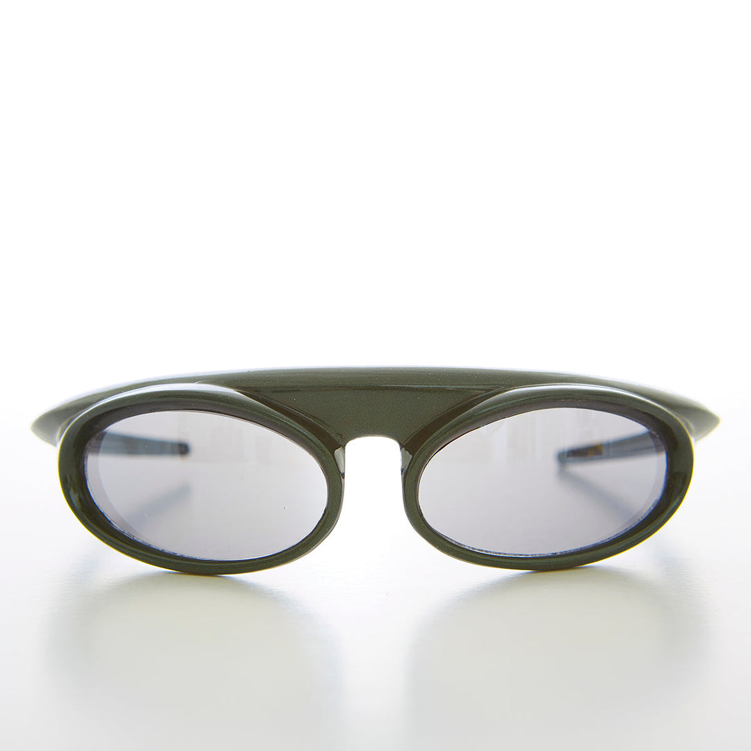 Futuristic Wrap Around Goggle Vintage Sunglass - Zurich
