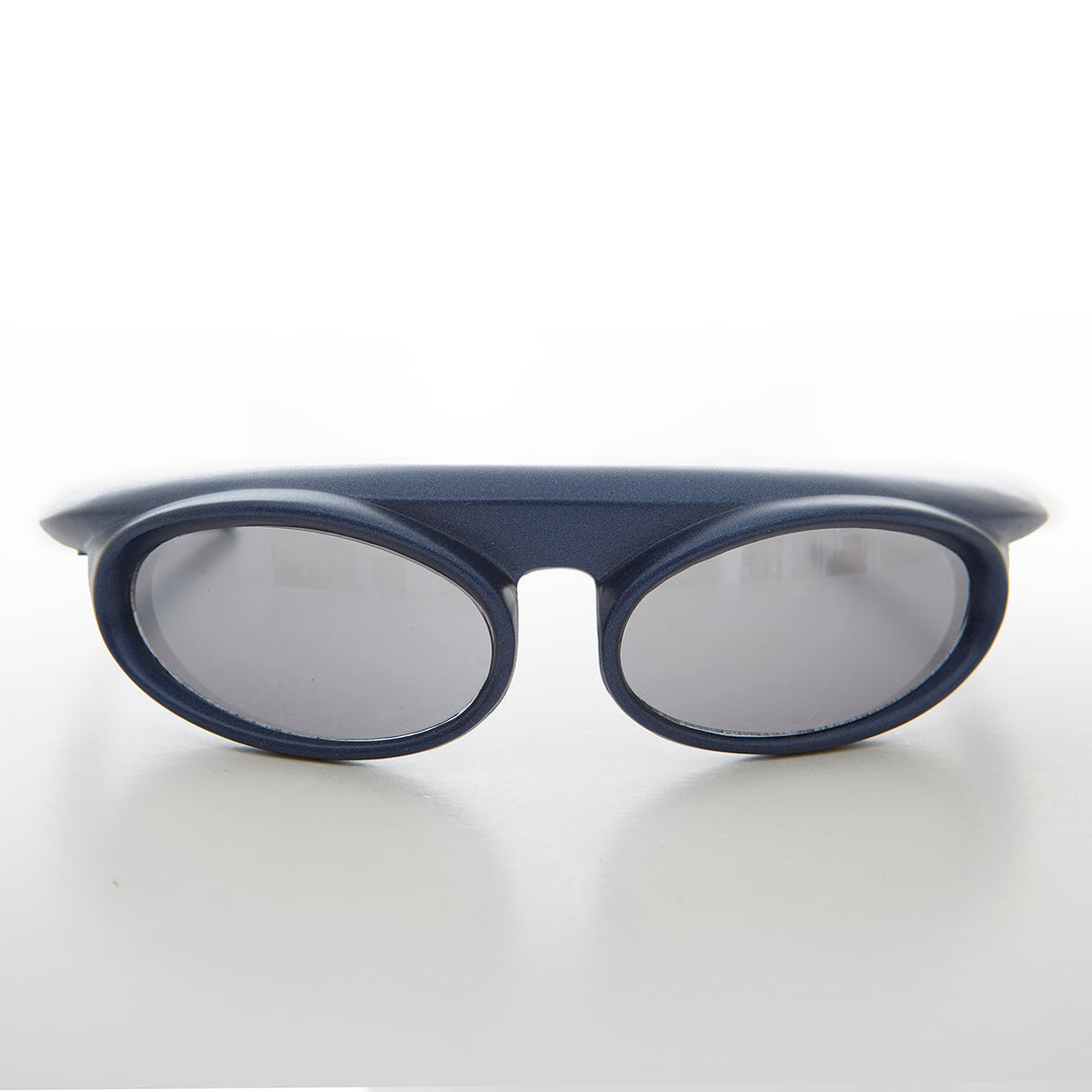 Futuristic Wrap Around Goggle Vintage Sunglass - Zurich