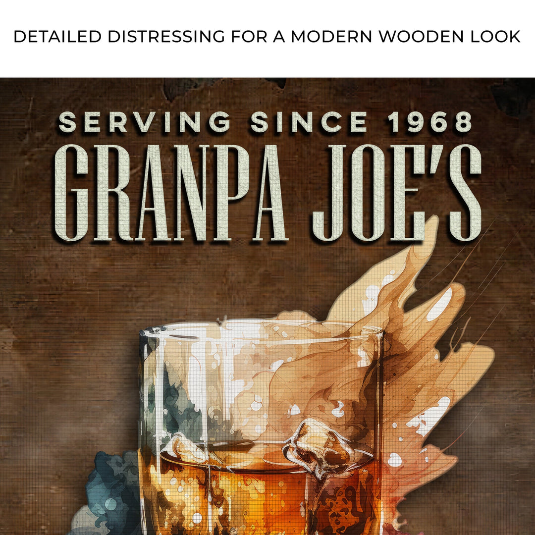 Only The Finest Whiskey Bar Sign