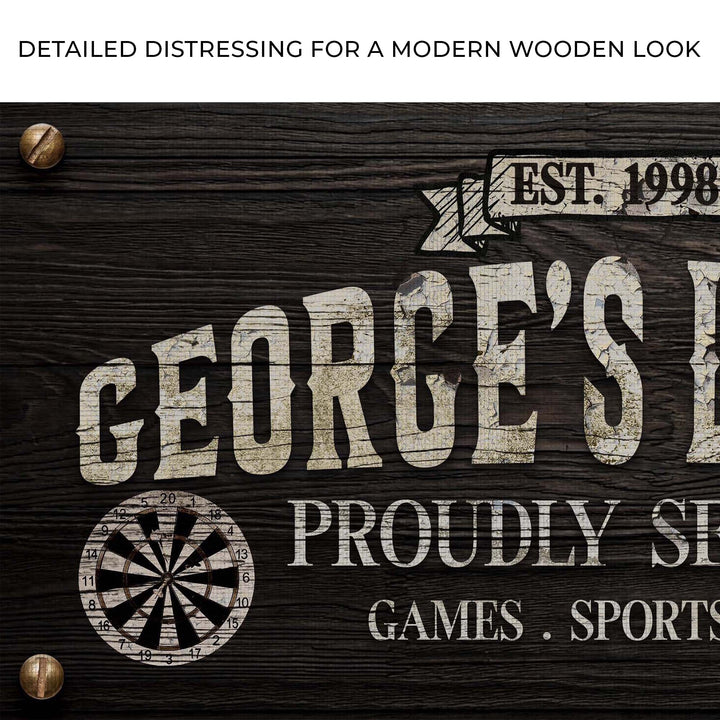 Proudly Serving Lounge Sign