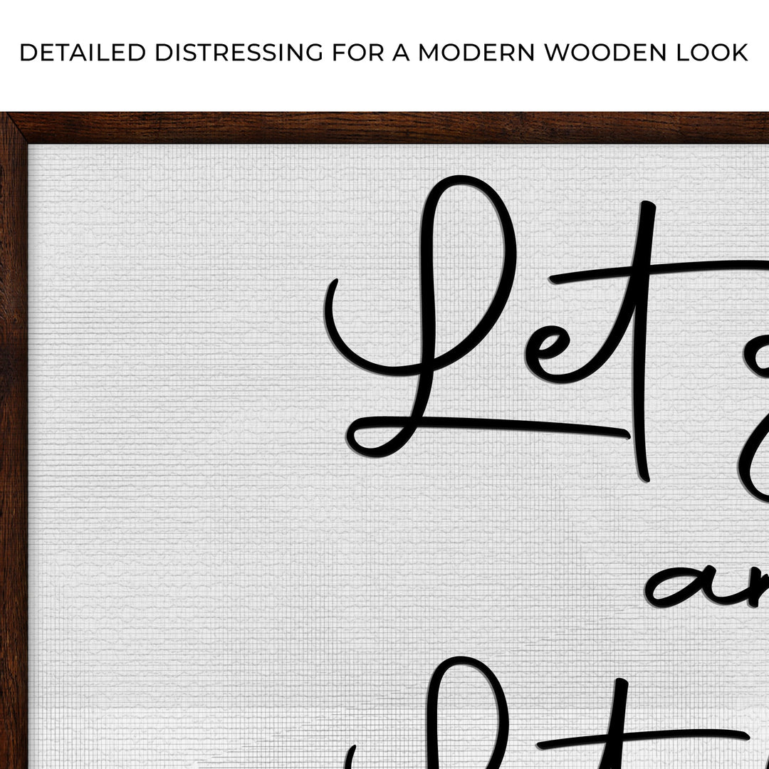 Let go And Let God Sign