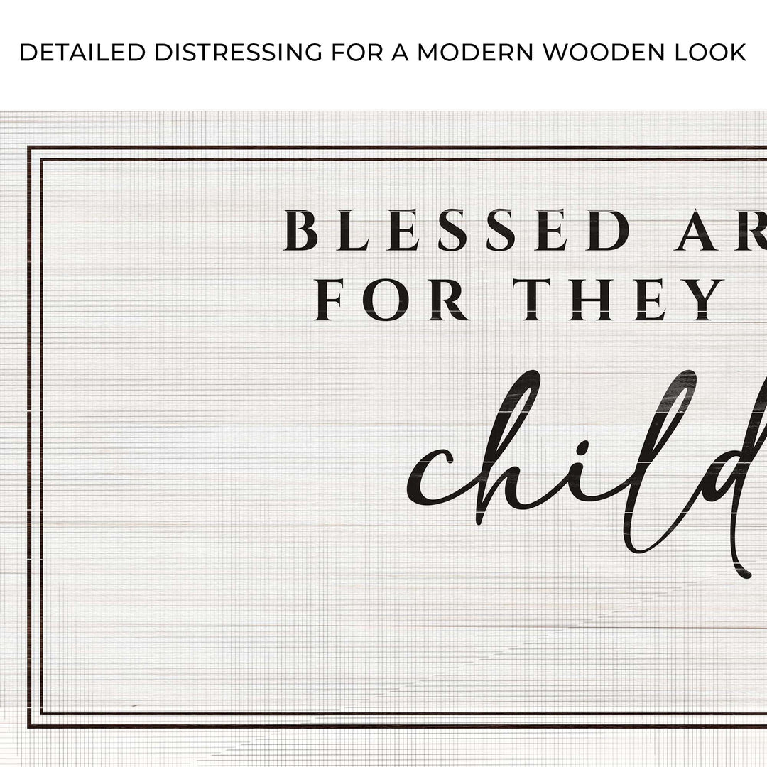 Matthew 5:9 - Blessed Are The Peacemakers Sign II