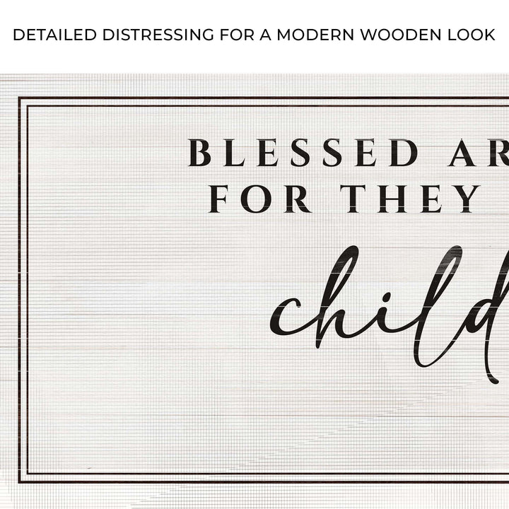 Matthew 5:9 - Blessed Are The Peacemakers Sign II