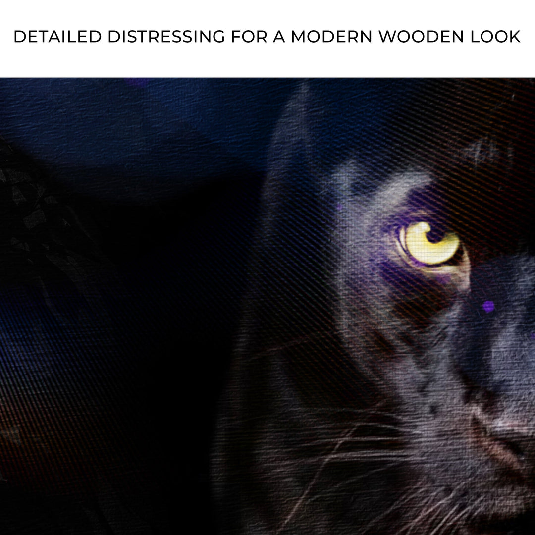 Rare Black Panther Canvas Wall Art