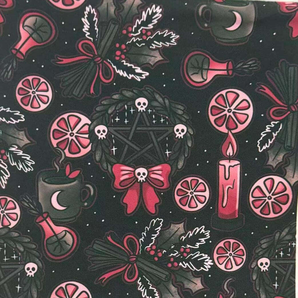 A Gothic Yule Semi-Exclusive Leggings - High-quality Handcrafted Vibrant