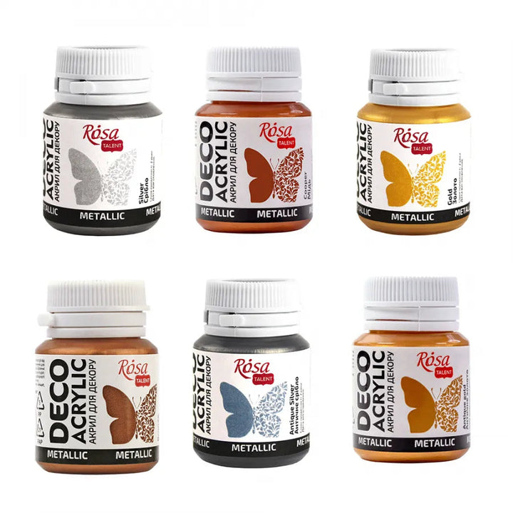 Rosa Talent Acrylic for Decor. 51 Antique Gold. Metallic. 0.68 oz.