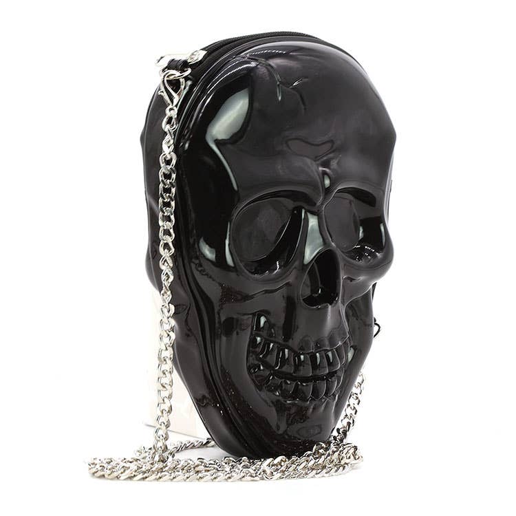 Glow in the Dark Skull Head Crossbody Bag