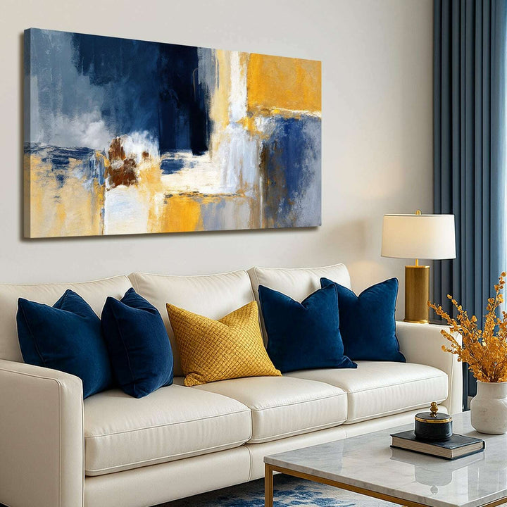 Abstract Geometric Lines Wall Art IV