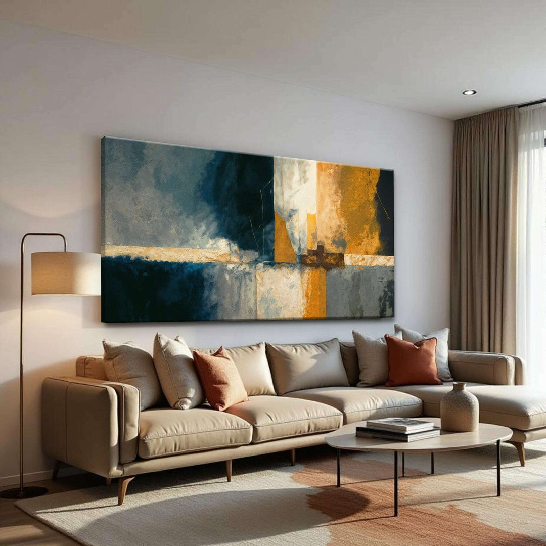 Abstract Geometric Lines Wall Art
