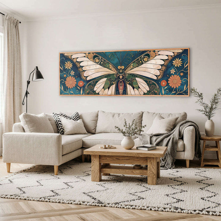 Abstract Vintage Butterfly Wall Art
