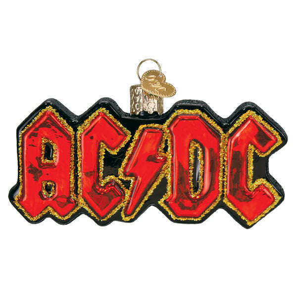 Old World Christmas AC/DC Blown Glass Ornament