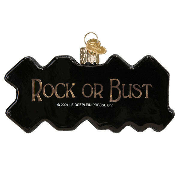 Old World Christmas AC/DC Blown Glass Ornament