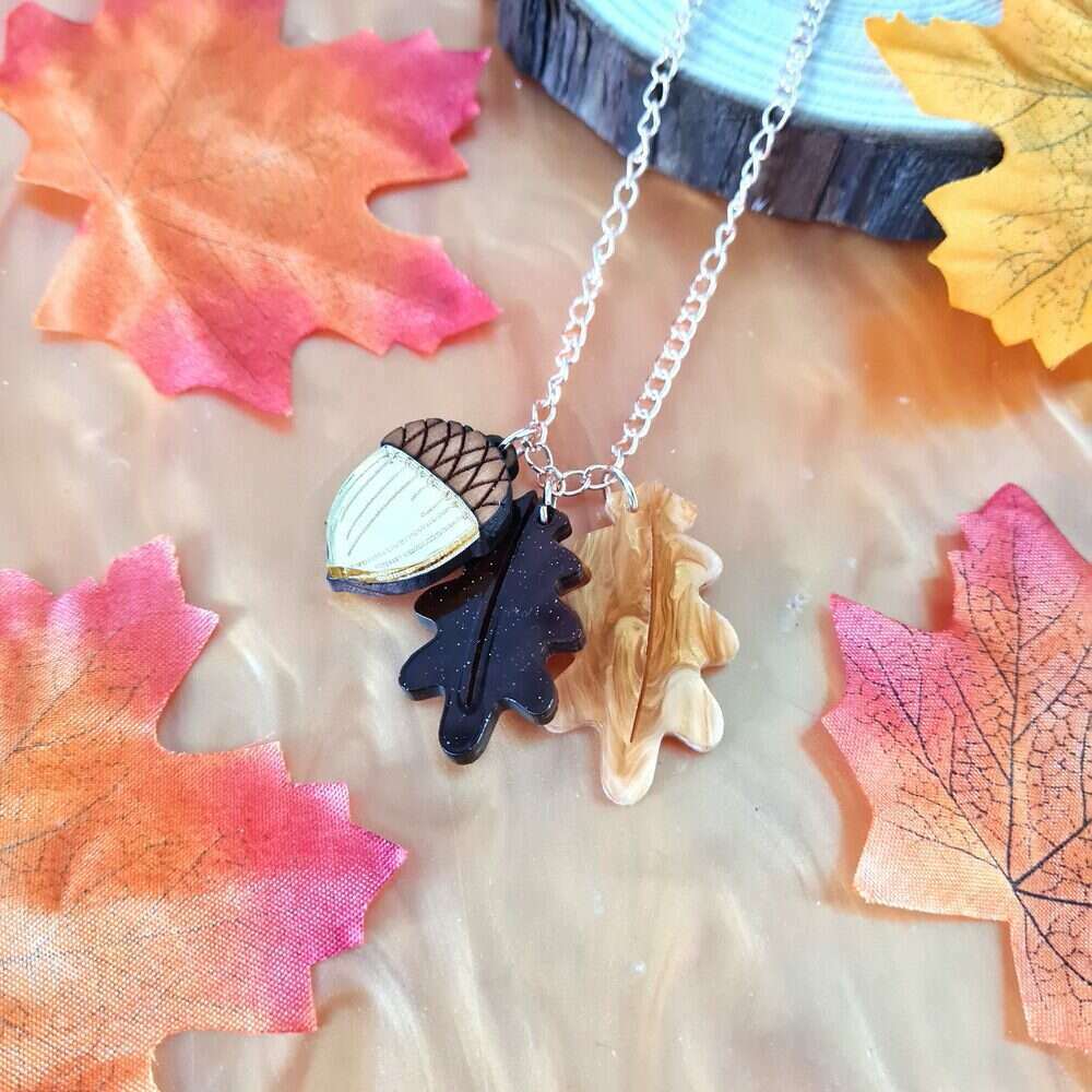 Acorn Charm Pendant 2