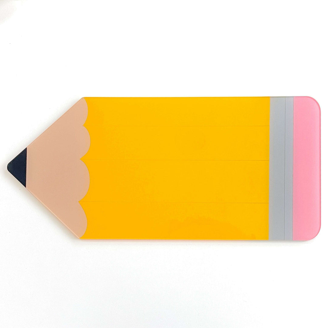 Acrylic Pencil Charcuterie Board or dry erase board