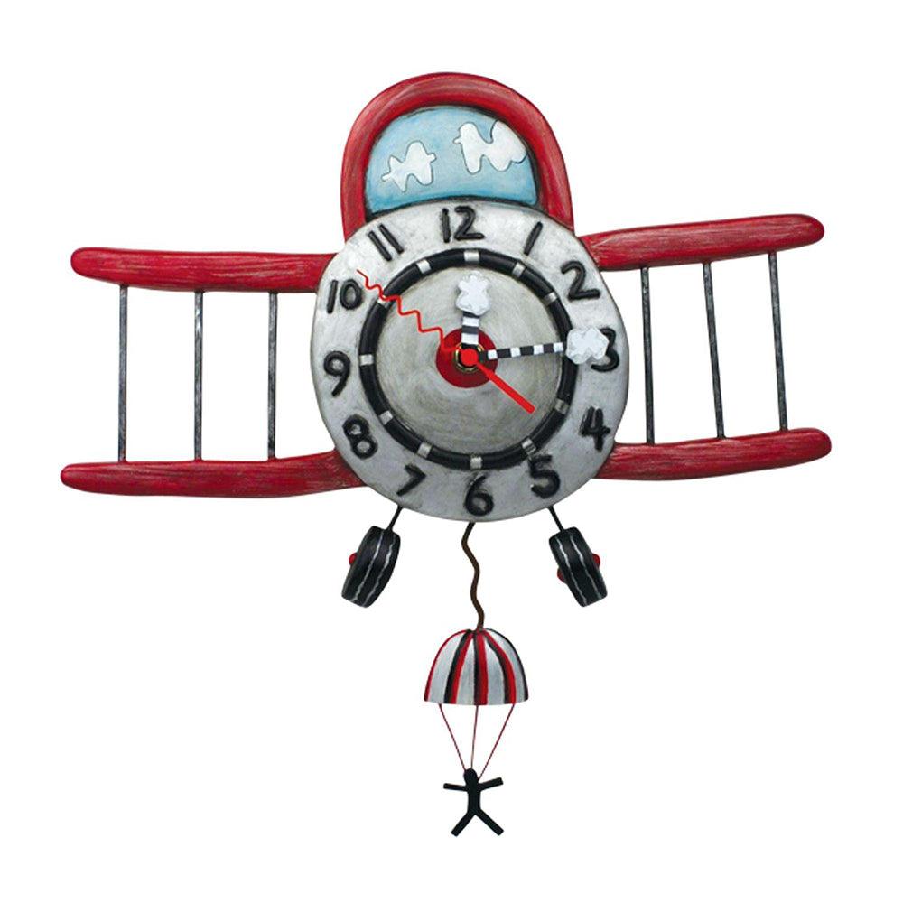 Airplane Jumper Wall Clock by Allen Designs - Quirks!