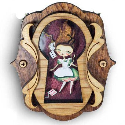 Alice in Wonderland Brooch by Laliblue - Quirks!