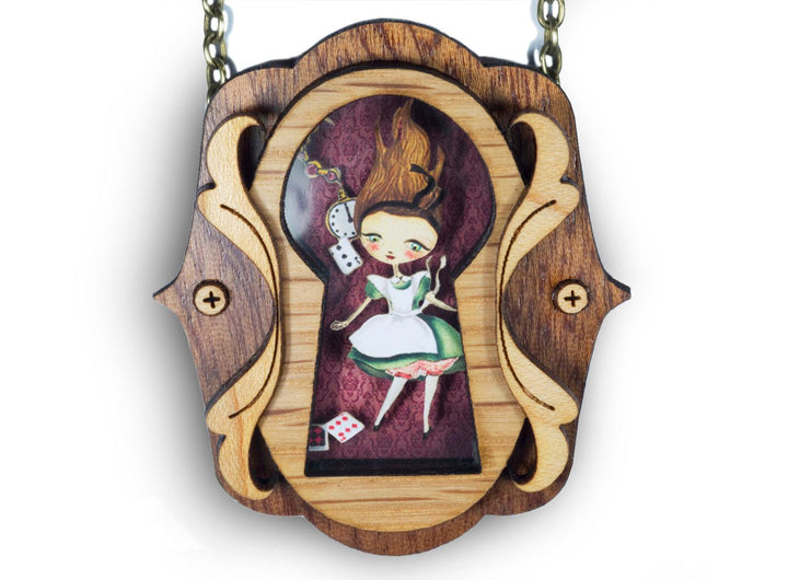 Alice in Wonderland Necklace by Laliblue - Quirks!