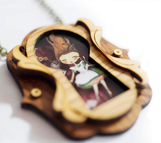 Alice in Wonderland Necklace by Laliblue - Quirks!