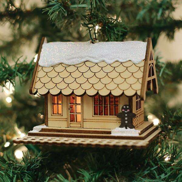 Old World Christmas All Aboard Train Depot Blown Glass Ornament