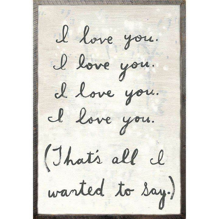 "All I Wanted" 24" x 36" Grey Wood Art Print - Quirks!