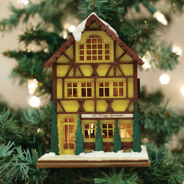 Old World Christmas All Things German Blown Glass Ornament