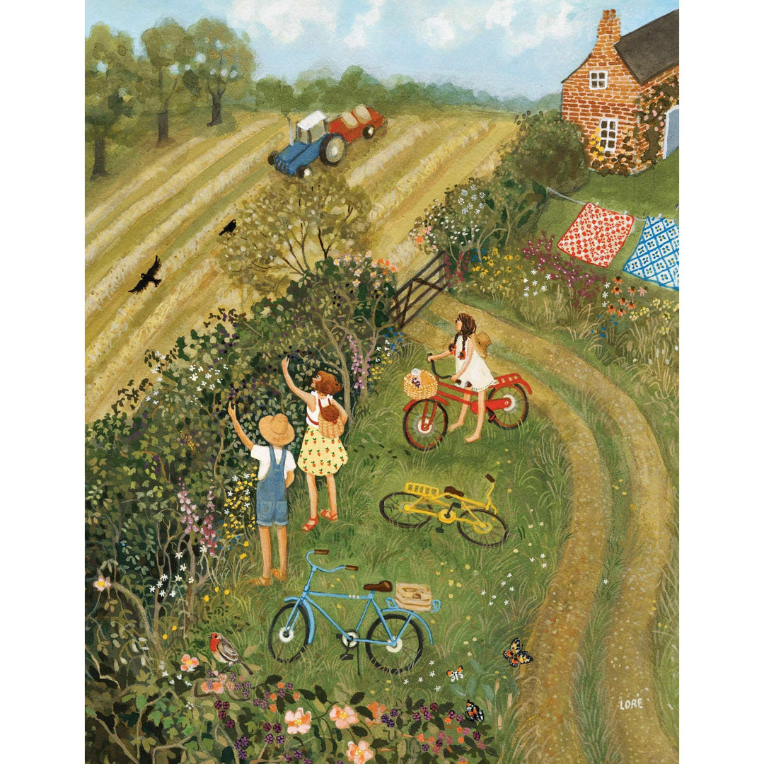 Along the Hedgerow Mini Jigsaw Puzzle