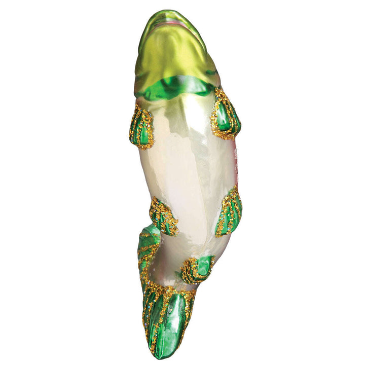 Old World Christmas Alpine Rainbow Trout Blown Glass Ornament