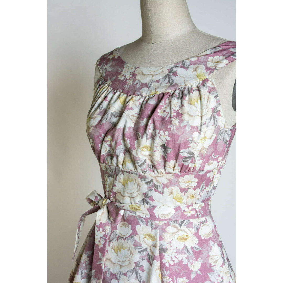 Amanda Dress - Huntington Gardens, Mauve*sale