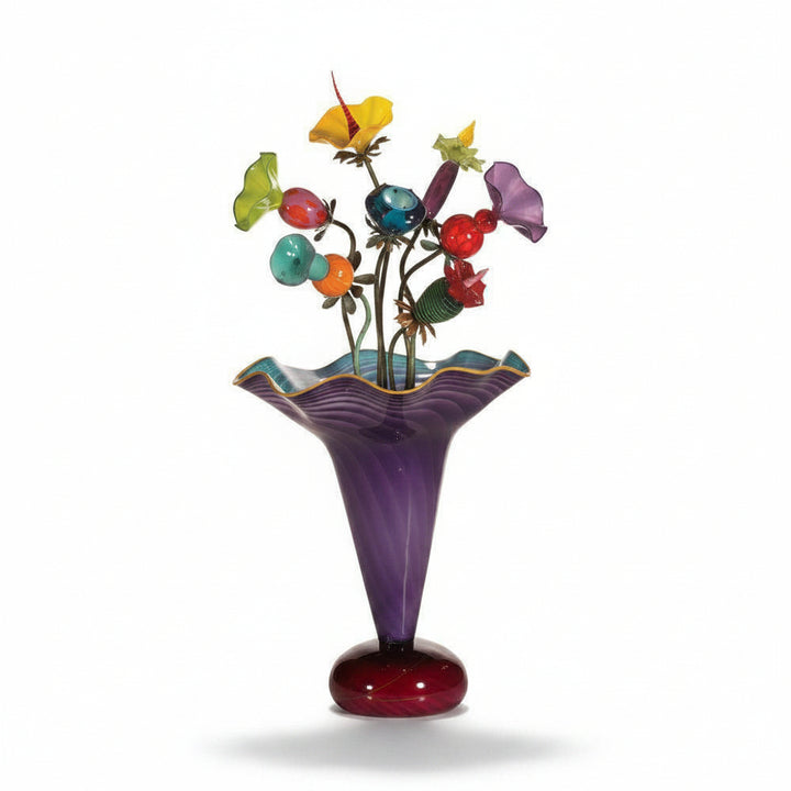 Amazon Vase Art Glass Sculpture by Kliss Glass - Quirks!