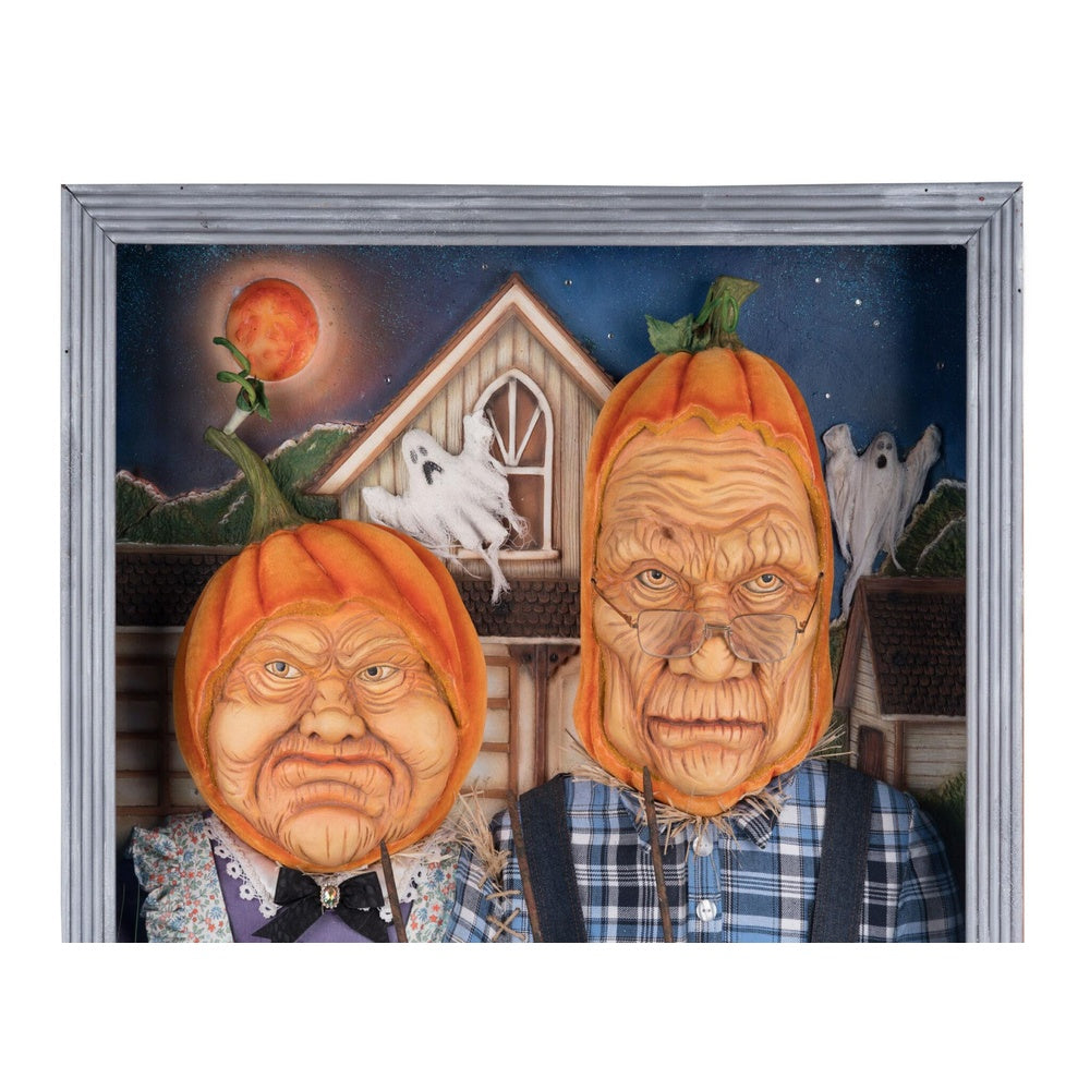 American Gothic Pumpkin Wall Piece by Katherine's Collection  1