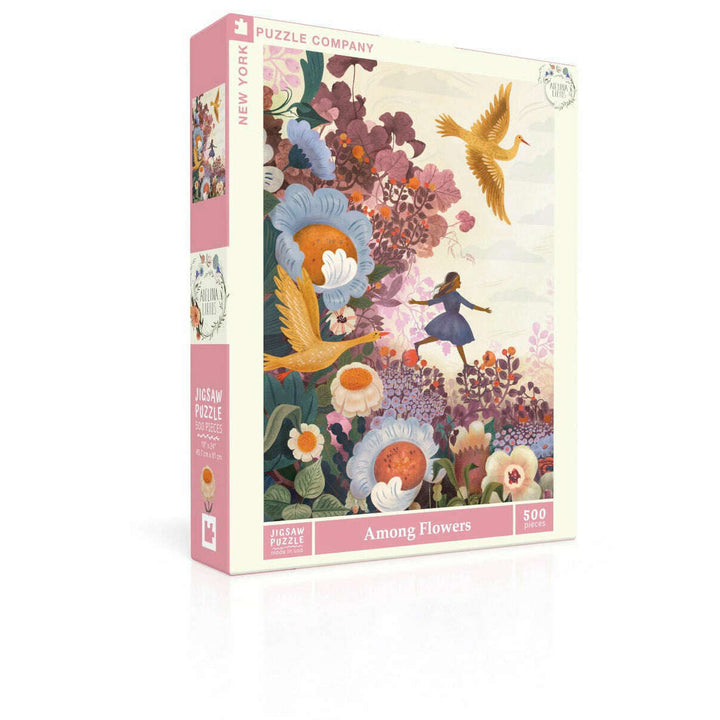 Among Flowers Jigsaw Puzzle