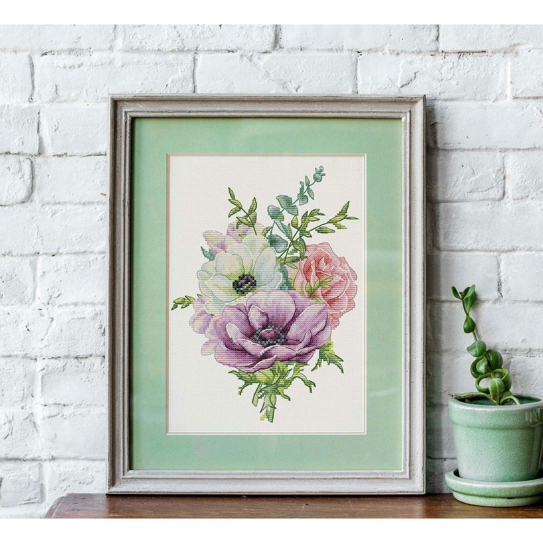 Anemone B7017L Counted Cross-Stitch Kit