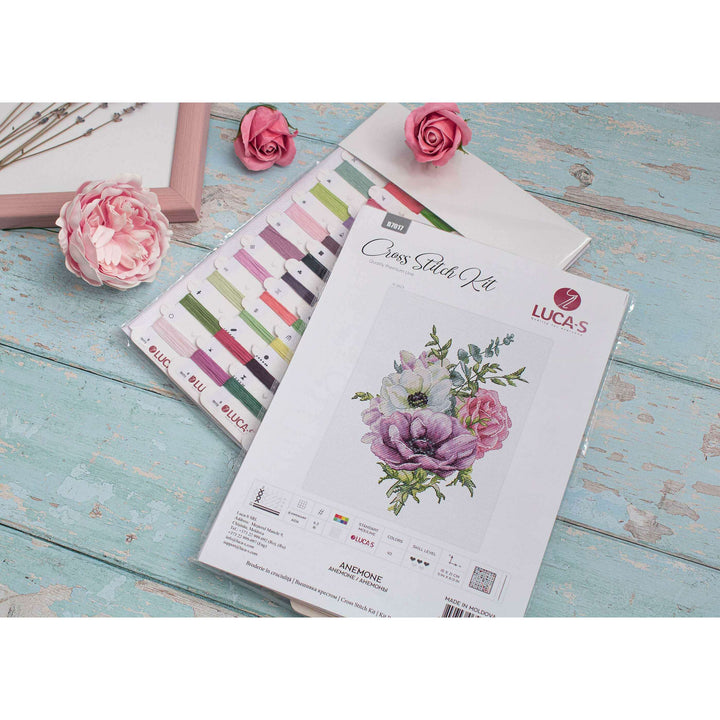 Anemone B7017L Counted Cross-Stitch Kit