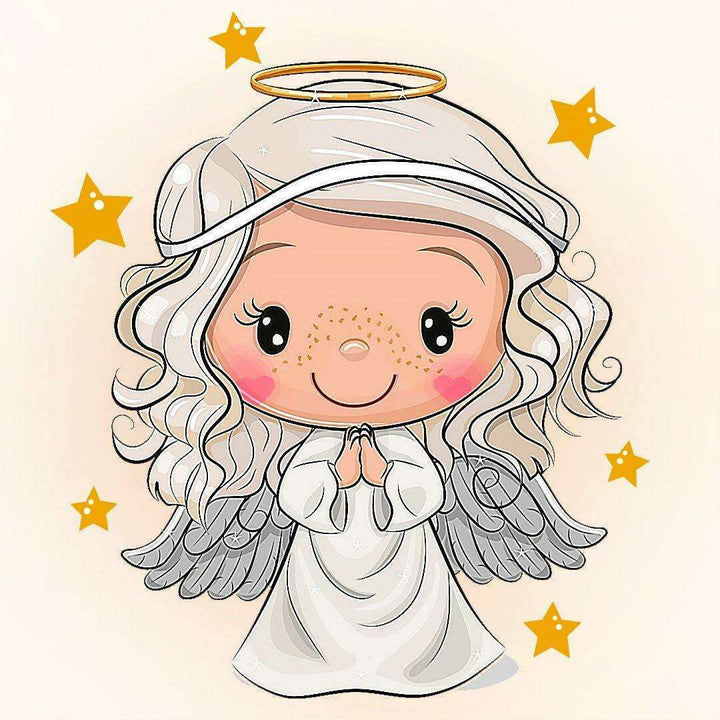 Angel CS2557 7.9 x 7.9 inches Crafting Spark Diamond Painting Kit