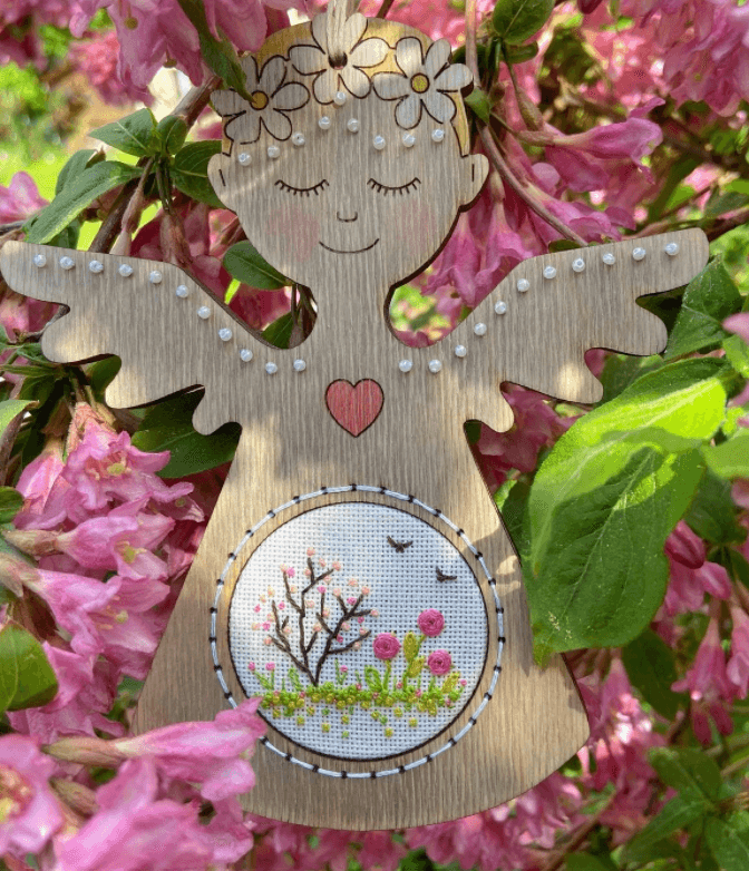 Angels DI-54/0102 Cross-Stitch Frame