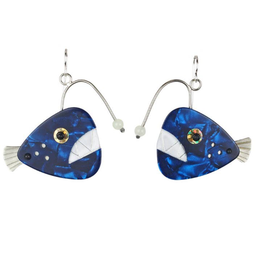 Angler Fish Earrings by Faire 
