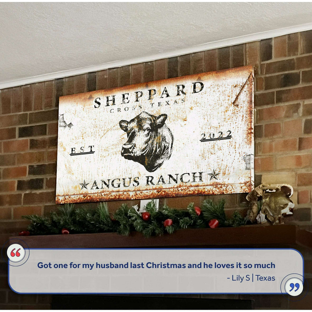 Angus Ranch Sign III