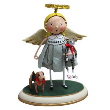Animal Keeper Angel Figurine by Lori Mitchell - Quirks!