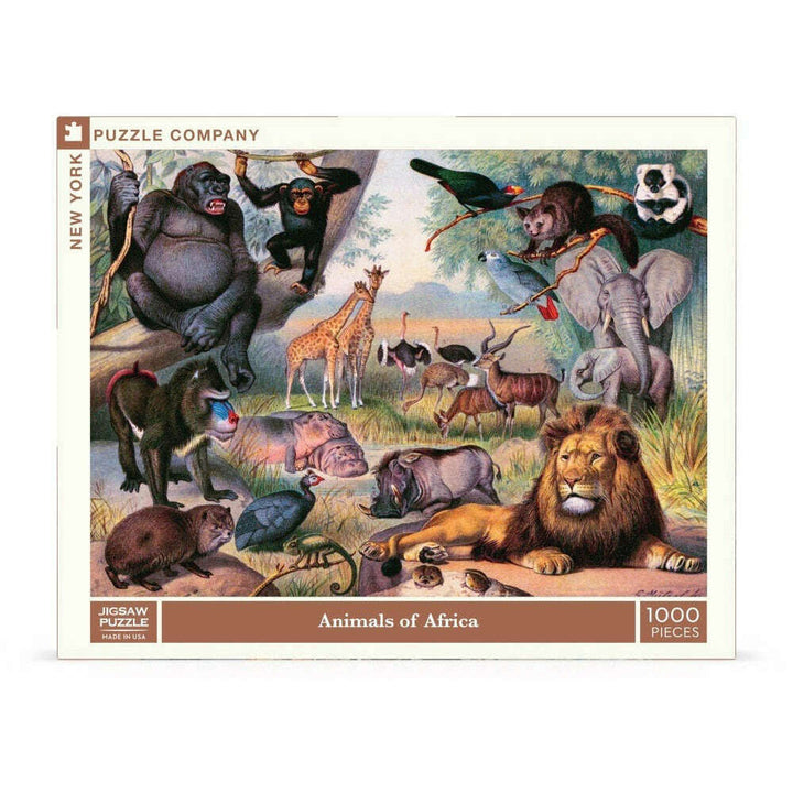 Animals of Africa Jigsaw Puzzle