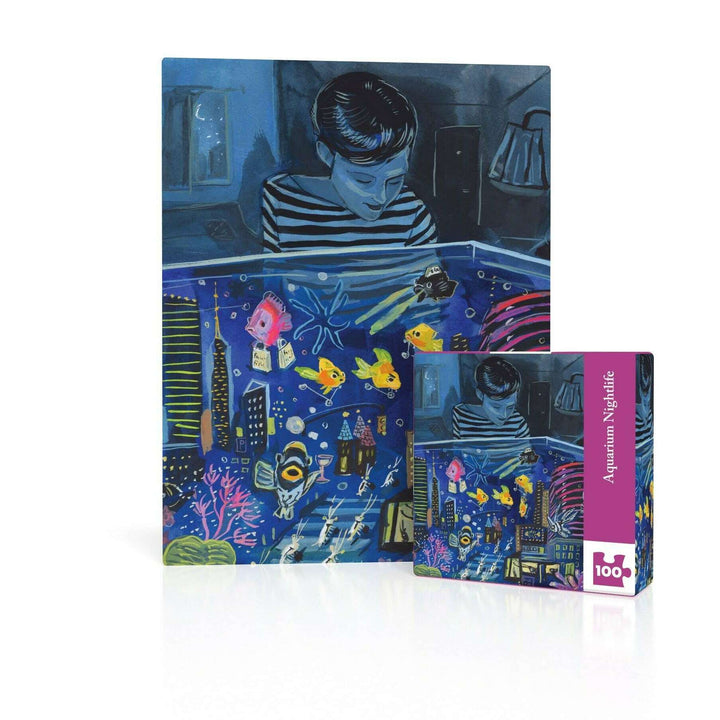 Aquarium Nightlife Mini Jigsaw Puzzle