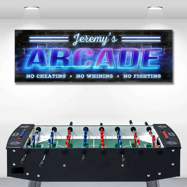Arcade Family Sign