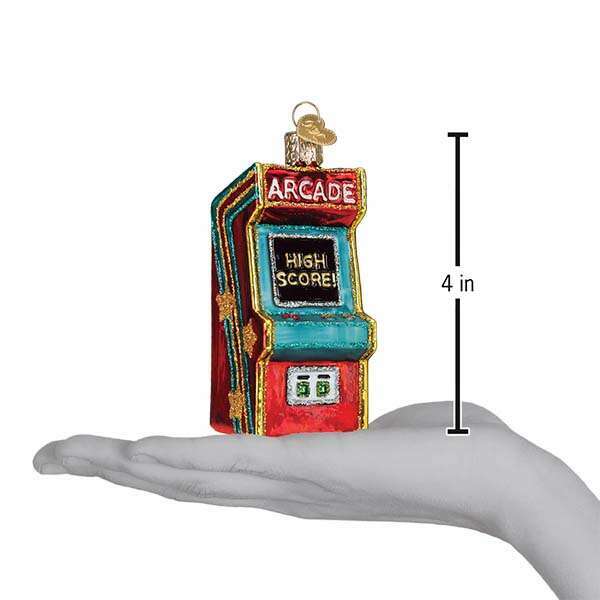 Old World Christmas Arcade Game Blown Glass Ornament