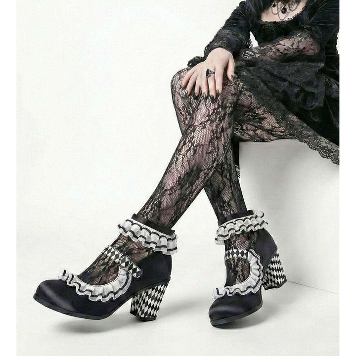 Arlequin Women's Mary Jane MId Heels